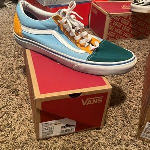 Old Skool Color block Vans US size 11.5